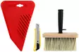 TAPETOINTISARJA 3-OS. veitsi, liisteriharja,muovilasta - Tapetointi- ja muuraustyökalut - 1720 - 1
