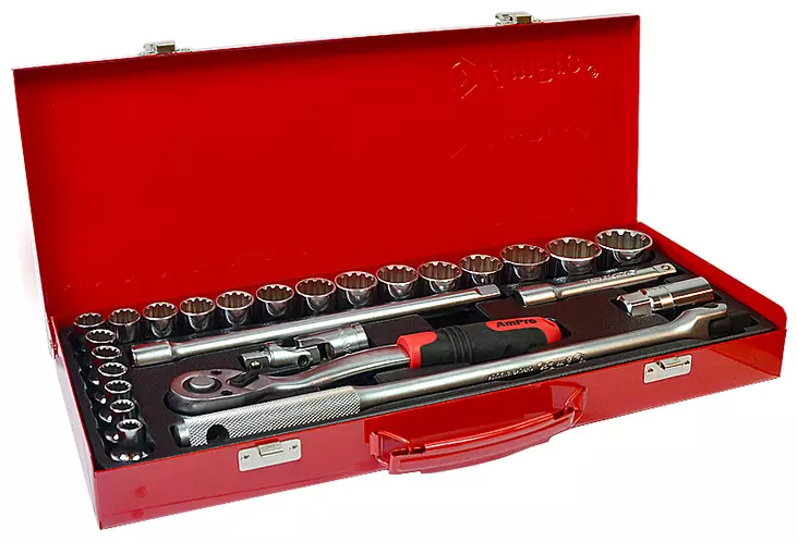 TYÖKALUSARJA 1/2" FITS-ALL 26-OS. - Hylsysarjat 1/2" vääntiöllä - 960 - 1