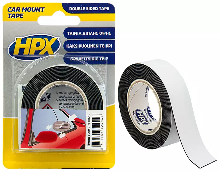 KAKSIPUOLINEN VAAHTOTEIPPI 19MM X 2M - Eristys- ja kaksipuoleiset teipit - 5260 - 1