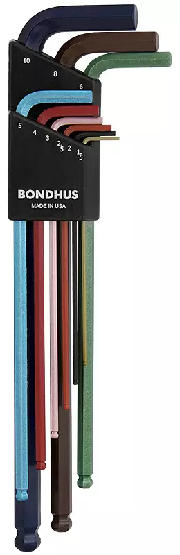 KUUSIOAVAINSARJA 1,5-10MM PALLOPÄÄ (ERIKOISPITKÄ) - Kuusiokoloavaimet ja sarjat - 6450 - 1