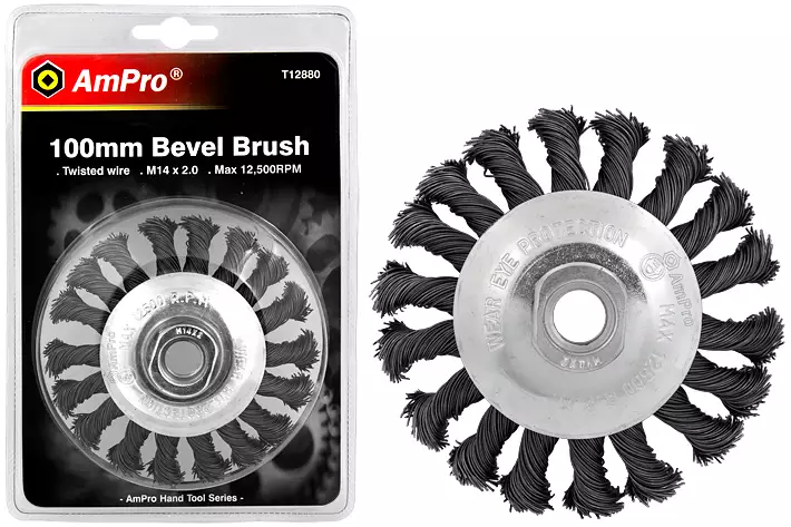 LAIKKAPUHDISTAJA M14/100MM KIERRETTY - Teräsharjalaikat ja - harjat - 850 - 1