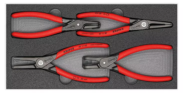 LUKKORENGASPIHTISARJA "SRZ II" 4-OS. FOAM - Työkalusarjat ja työkalulaukut - 14230 - 1