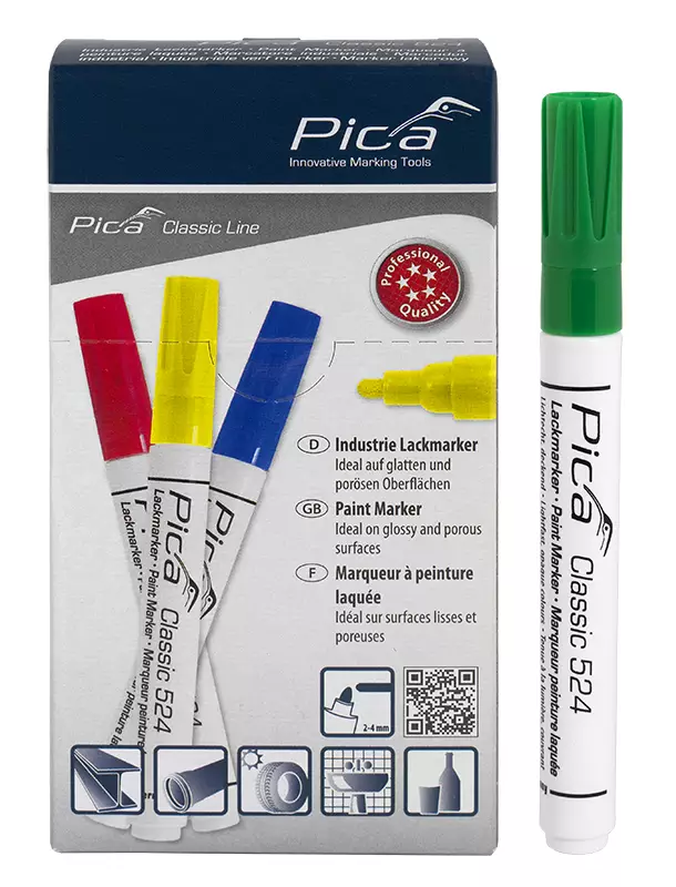 MAALITUSSI VIHREÄ 2-4MM - Merkintätuotteet - 7780 - 1