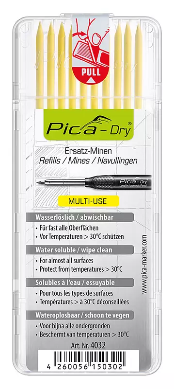 MERKINTÄKYNÄN LYIJY KELTAINEN DRY - Merkintätuotteet - 6700 - 1