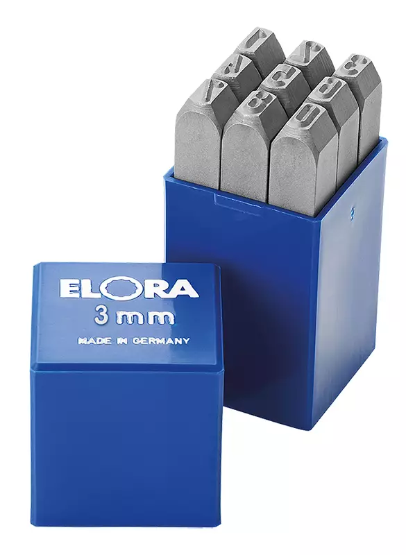 NUMEROMEISTI 9-OS. 3MM - Taltat, tuurnat ja meistit - 16350 - 1