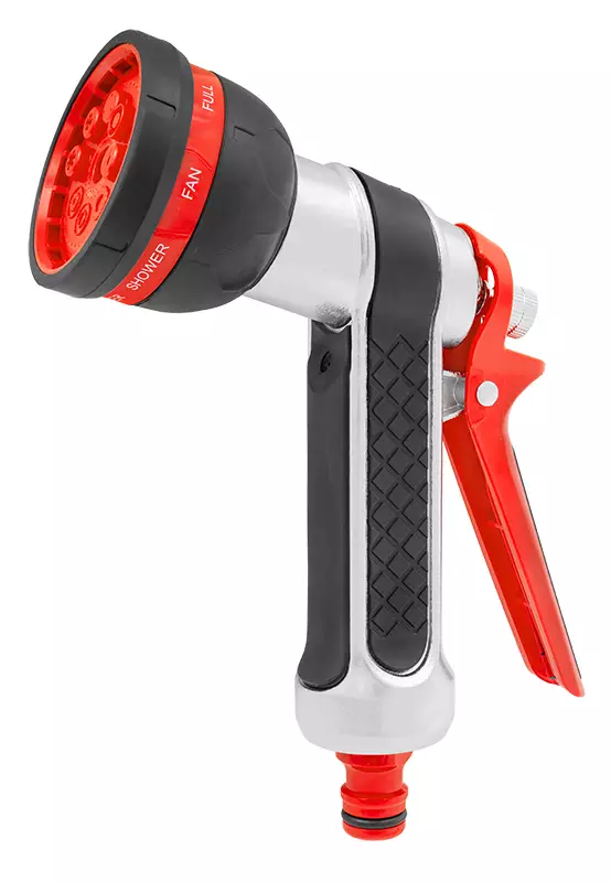 PUUTARHAPISTOOLI 8-TOIMINEN ALUMIINI - Puutarhaliittimet, -pistoolit ja -letkut - 15550 - 1