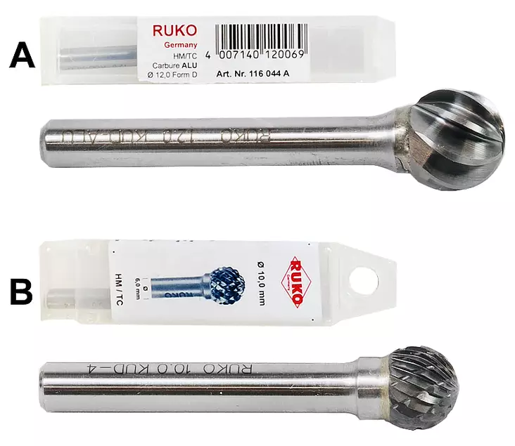 PYÖRÖVIILAT ALU/RISTIKKÄIS, PALLO (KUD) - Pyörivät kovametalliviilat - 4740 - 1