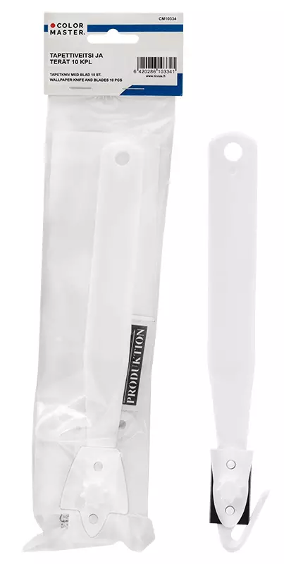 TAPETTIVEITSI JA TERÄT 10KPL - Tapetointi- ja muuraustyökalut - 16670 - 1