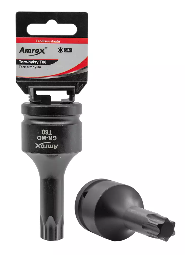 TORX-VOIMAHYLSY 3/4" T80 - Kuusiokolo- ja torx voimahylsyt - 31390 - 1
