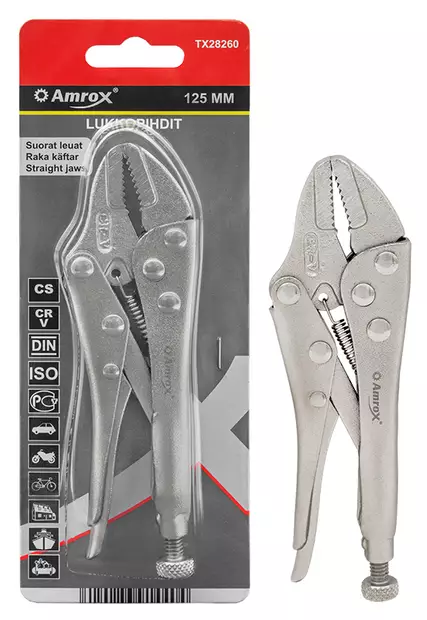 LUKKOPIHDIT 250MM SUORA LEUKA - Lukkopihdit - 14961 - 1