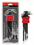 PITKÄ TORX-AVAINSARJA 9-OS. S2 - Torx ja XZN-avaimet ja sarjat - 34361 - 1