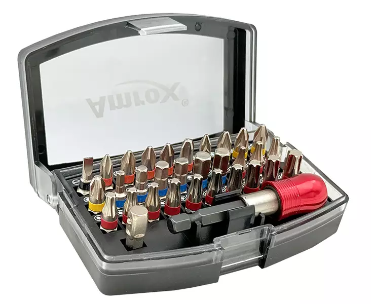 KÄRKISARJA 32-OS. VÄRIKOODILLA - Ruuvauskärjet ja -sarjat - 19871 - 1