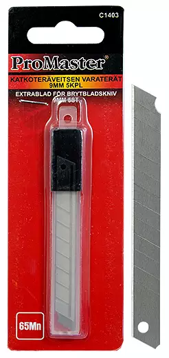 KATKOTERÄVEITSEN VARATERÄT 9MM 5KPL - Veitset ja varaterät - 2741 - 1