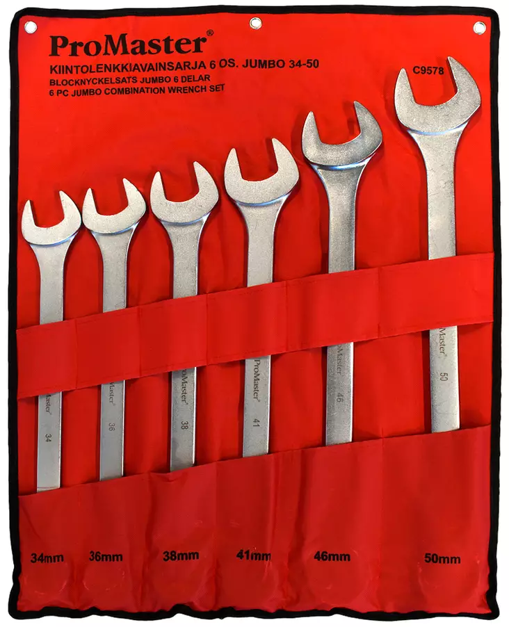 KIINTOLENKKIAVAINSARJA 6-OS. JUMBO - Kiintolenkkiavaimet - 2471 - 1
