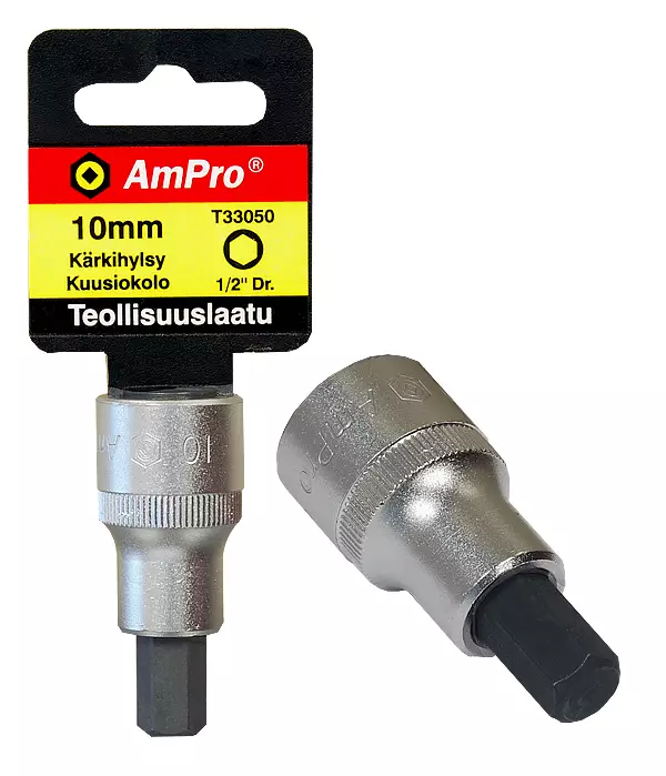 KUUSIOKÄRKIHYLSYT 1/2" AmPro - Hylsyt 1/2" - 4521 - 1