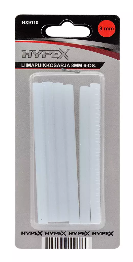 LIIMAPUIKKOSARJA 8MM 6-OS. - Juotoskolvit, tinat ja liimapistoolit - 30951 - 1