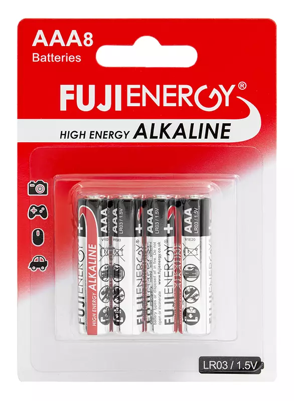 PARISTO LR03 ALKALI 1,5V AAA 8KPL - Alkaliparistot - 14541 - 1