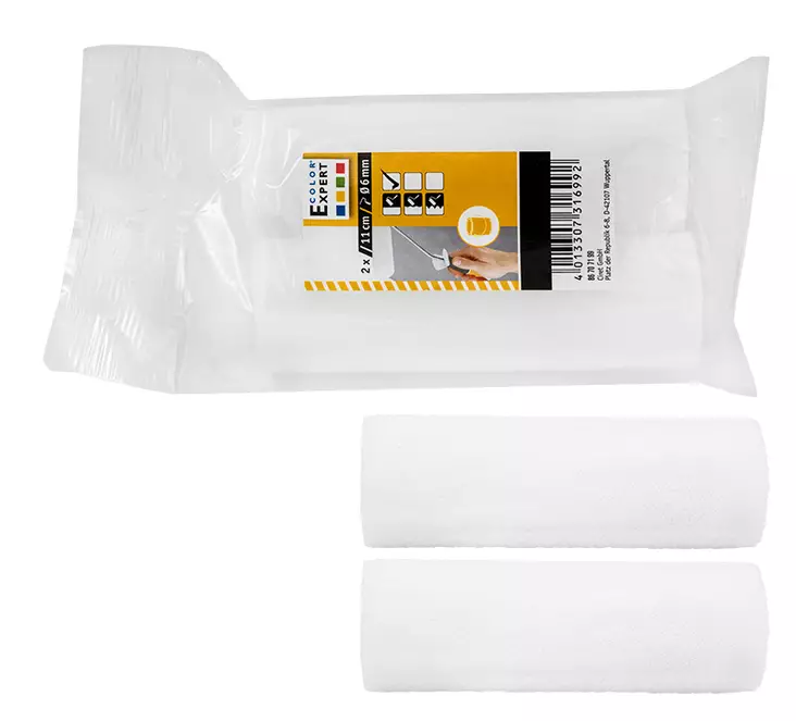 PISTOTELA VAAHTOMUOVI 110MM 2KPL - Telarullat, varret ja setit - 16261 - 1