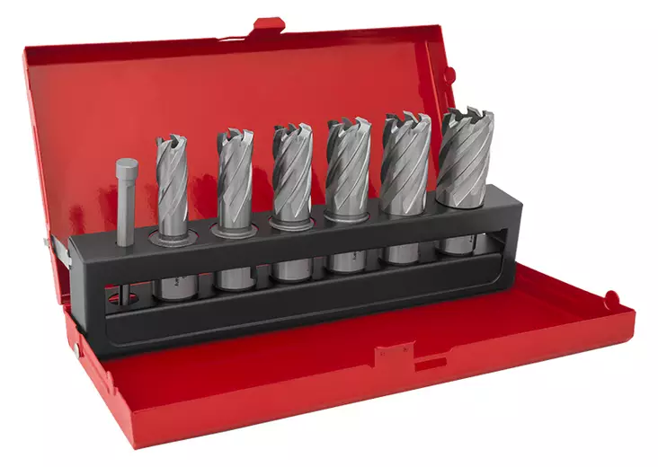 PORAJYRSINSARJA 12/14/16/18/20/22MM + KESKITIN - Jyrsinporanterät - 8501 - 1