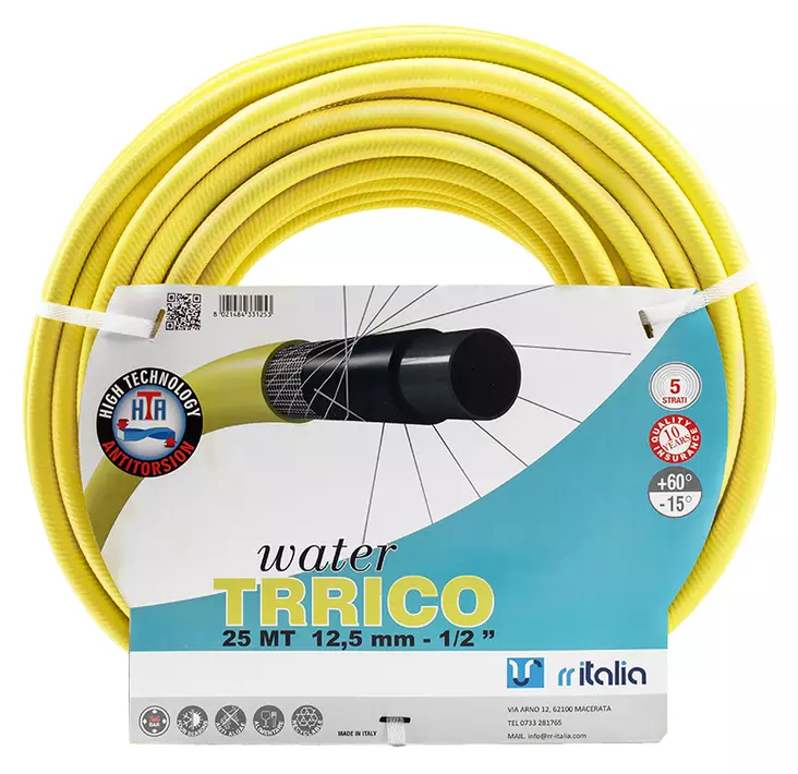 PUUTARHALETKU 1/2" 25M TRRICO - Puutarhaliittimet, -pistoolit ja -letkut - 15981 - 1