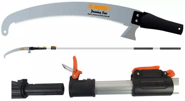 SAMURAI 14" OKSASAHA + TELESKOOPPIVARSI - Käsisahat ja terät - 2411 - 1