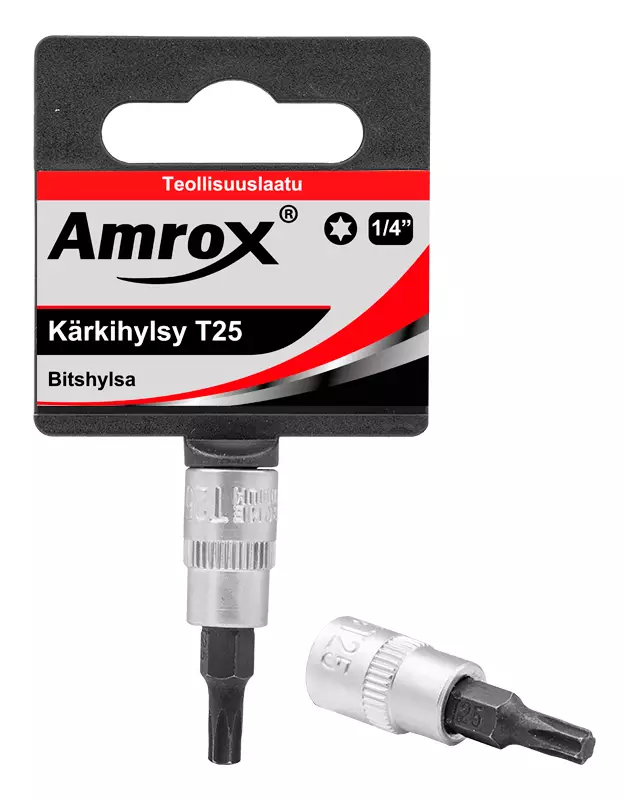 TORX-KÄRKIHYLSYT 1/4" Amrox - Hylsyt 1/4" - 15911 - 1