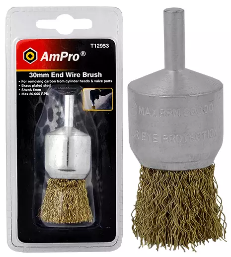 VIIMEISTELYPYÖRÖPUHDISTAJA 6MM/30MM - Teräsharjalaikat ja - harjat - 1531 - 1