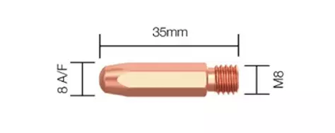 VIRTASUUTIN KMP 1,0MM 8MX35MM 50 KPL - Mig-Polttimet ja kulutusosat - 16861 - 1