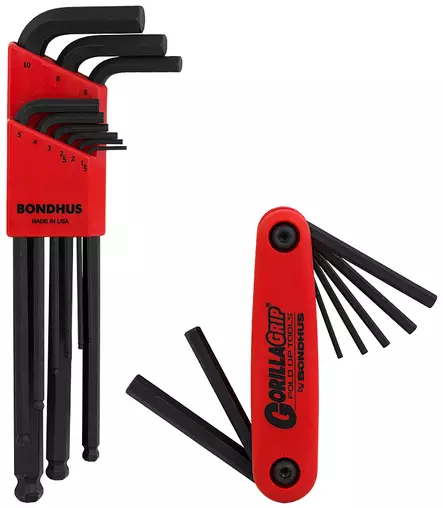 KUUSIOAVAINSARJA 1,5-10MM + LINKKARI 2-8MM - Kuusiokoloavaimet ja sarjat - 6452 - 1