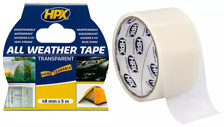 KASVIHUONETEIPPI LÄPINÄKYVÄ 48MM X 5M - Muut teipit - 5232 - 1