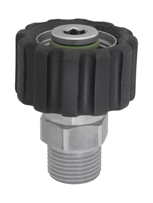 KIERRELIITIN M22 X 1,5:3/8M 500 BAR SS - Clen kaksoisnipat ja liittimet - 10542 - 1