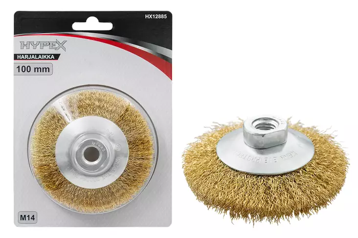 LAIKKAPUHDISTAJA M14/100MM - Teräsharjalaikat ja - harjat - 18042 - 1