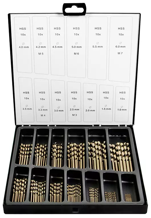 METALLIPORANTERÄSARJA CO5 130-OS. - Kierukkaporasarjat HSS-Co5 - 4722 - 1