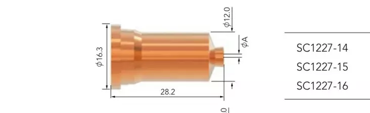 PLASMA KONTAKTISUUTIN 1,5MM P120 1 KPL - Plasma-Polttimet ja kulutusosat - 17032 - 1