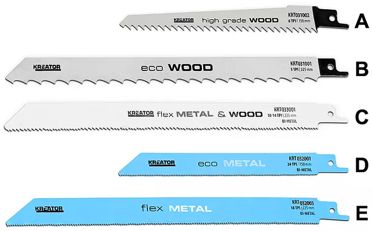 PUUKKOSAHANTERÄT Kreator - Kuvio- ja puukkosahanterät - 6032 - 1