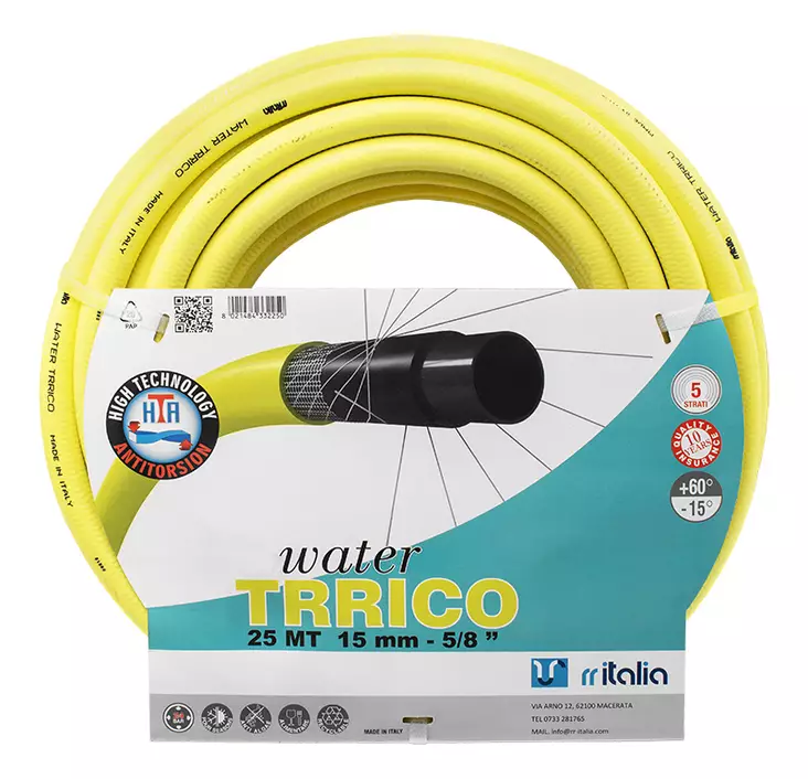 PUUTARHALETKU 5/8" 25M TRRICO - Puutarhaliittimet, -pistoolit ja -letkut - 15982 - 1