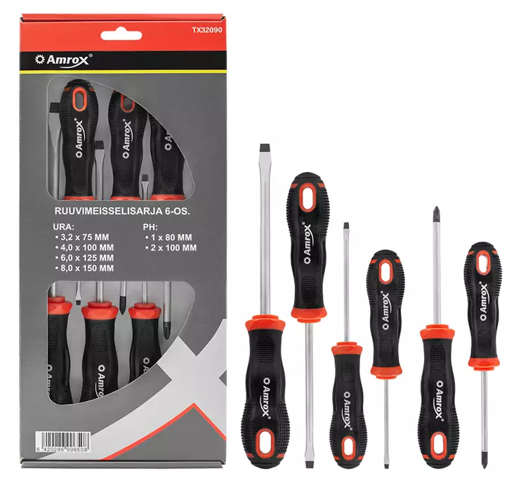 RUUVIMEISSELISARJA 6-OS. PH+URA - Ruuvitalttasarjat - 15012 - 1