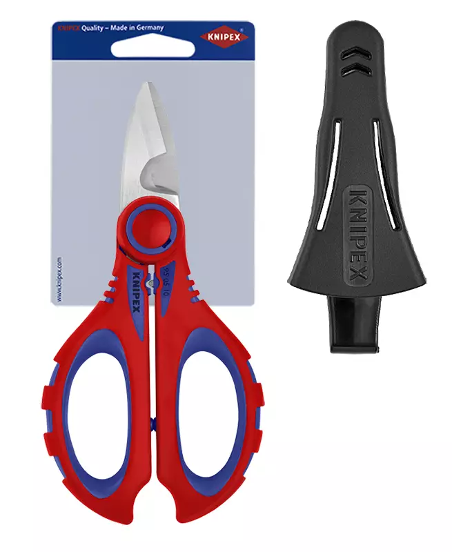 SÄHKÄRIN SAKSET KAAPELILEIKKURILLA + SUOJAKOTELO+KUORINTA - Kaapeli- ja teräsköysileikkurit - 12212 - 1