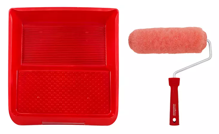 TELASETTI ROOSA 24MM/250MM POLYESTER - Telarullat, varret ja setit - 8882 - 1