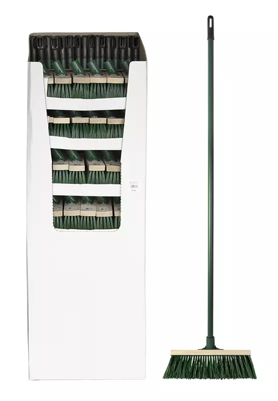 TERASSIHARJASETTI 30CM/120CM VIHREÄ - Lapiot, harjat - 7192 - 1