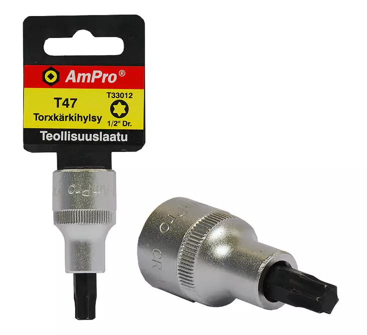 TORX-KÄRKIHYLSYT 1/2" AmPro - Hylsyt 1/2" - 4522 - 1