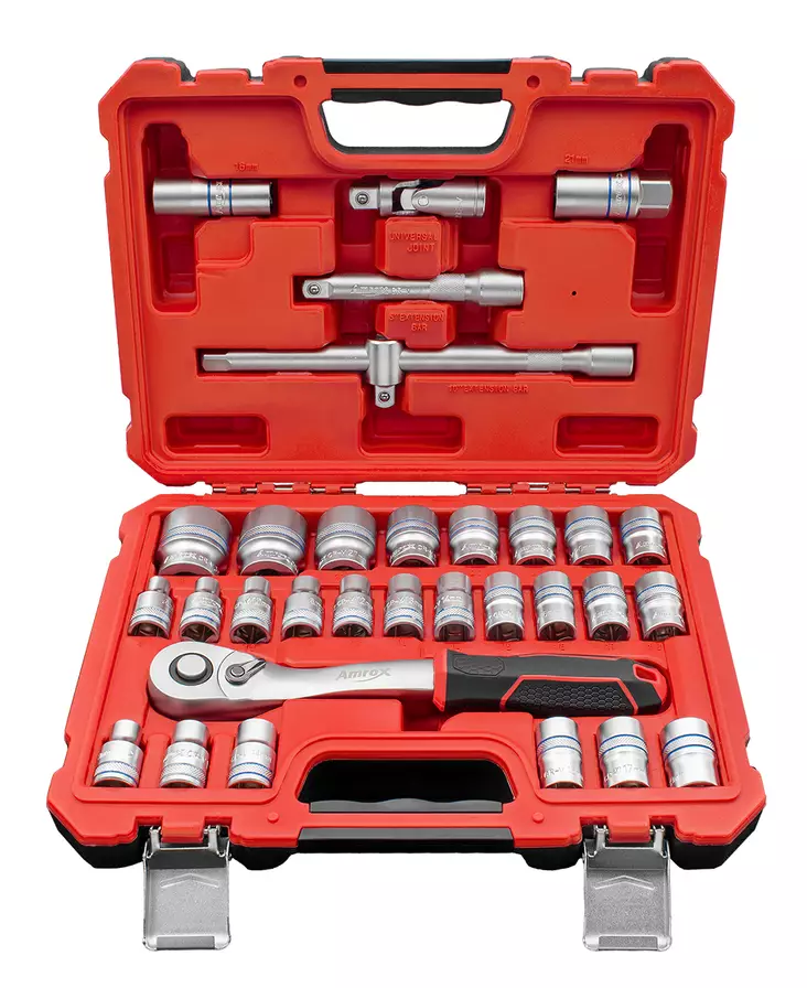 TYÖKALUSARJA 1/2" 32-OS. - Hylsysarjat 1/2" vääntiöllä - 19822 - 1