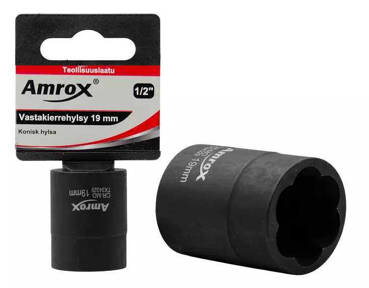 VASTAKIERREHYLSYT 1/2" Amrox - Ruuvinirroitustyökalut - 19182 - 1