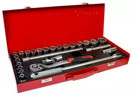 TYÖKALUSARJA 1/2" 26-OS. - Hylsysarjat 1/2" vääntiöllä - 413 - 1