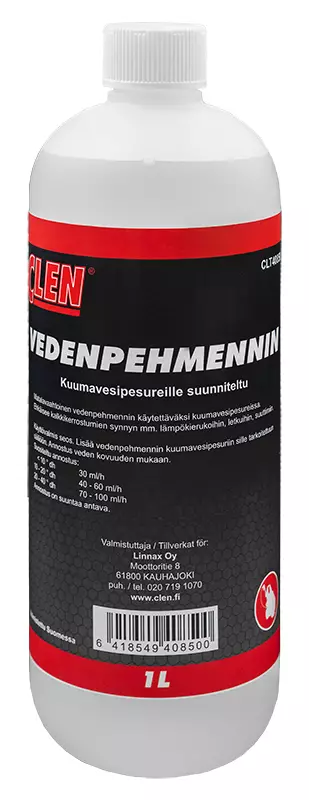 CLEN VEDENPEHMENNIN KUUMAVESIPESURIIN 1L - Clen kemikaalit ja pesuaineet - 15793 - 1