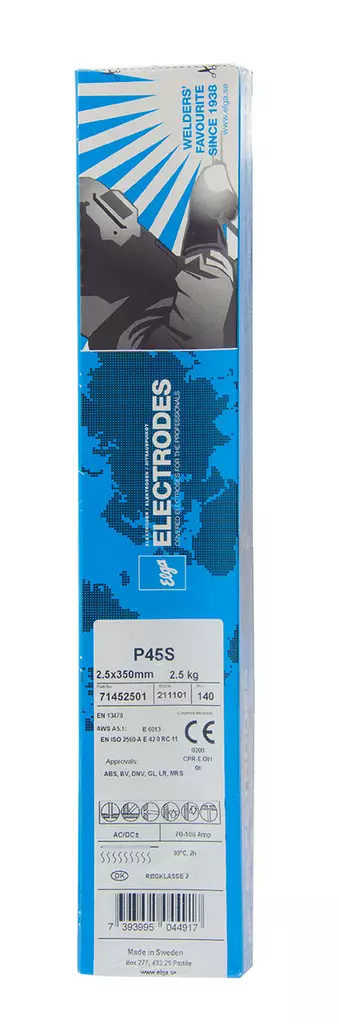 ELGA P45S 2.5X350MM 2,5KG - Hitsauspuikot - 17163 - 1