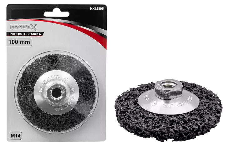 FIBERLAIKKAPUHDISTAJA M14X100MM - Teräsharjalaikat ja - harjat - 18043 - 1