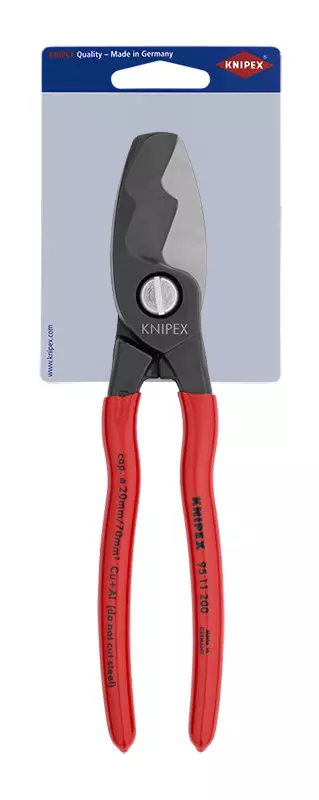 KAAPELILEIKKURIT 200 MM (20 MM / 70 MM2) KAKSOISLEIKKUU - Kaapeli- ja teräsköysileikkurit - 7823 - 1