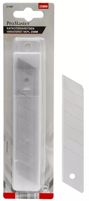 KATKOTERÄVEITSEN VARATERÄT 25MM 5KPL - Veitset ja varaterät - 2743 - 1