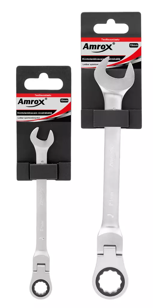 KIINTOLENKKIAVAIN NIVELRÄIKÄLLÄ 10MM - Räikkälenkkiavaimet, nivelellä - 17593 - 1